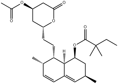 ACETYLSIMVASTATIN Struktur