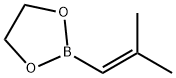 2-(2-Methyl-1-propenyl)-1,3,2-dioxaborolane Struktur