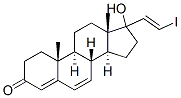 17-(2-iodoethenyl)androsta-4,6-dien-17-ol-3-one Struktur