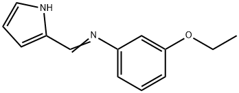 Benzenamine, 3-ethoxy-N-(1H-pyrrol-2-ylmethylene)- (9CI) Struktur