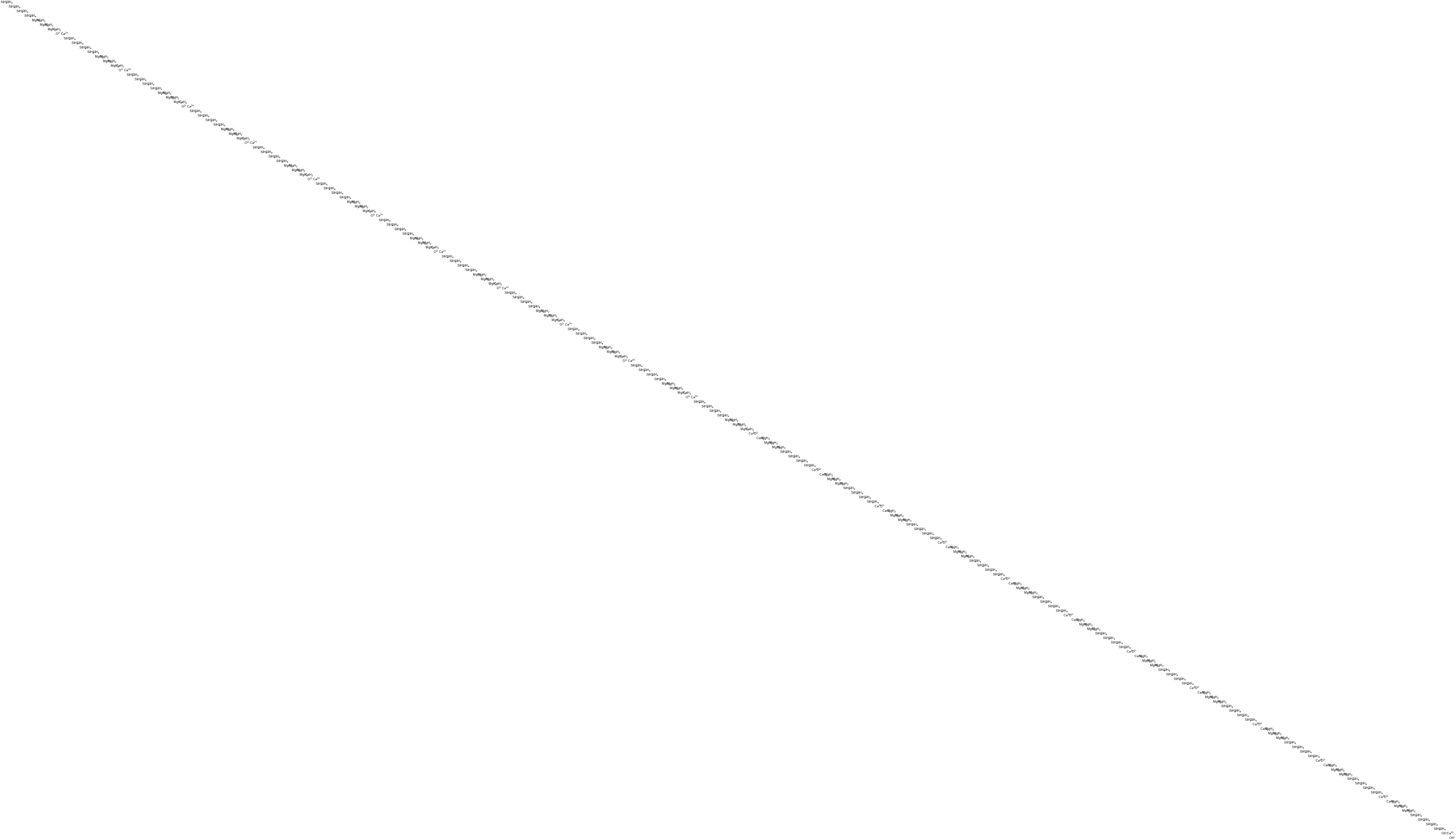 Dicalcium pentamagnesium octasilicon docosaoxide dihydroxide Struktur