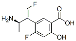 6-fluoro-beta-fluoromethylene-3-tyrosine Struktur