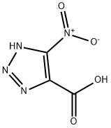 1H-1,2,3-Triazole-4-carboxylicacid,5-nitro-(9CI) Struktur