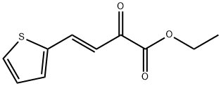 (E)-ETHYL 2-OXO-4-(THIOPHEN-2-YL)BUT-3-ENOATE Struktur