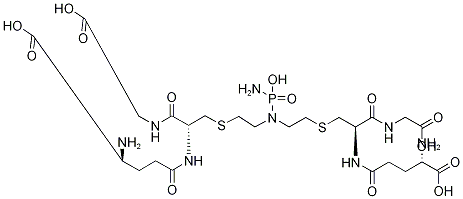 ジグルタチオニルマスタードホスホルアミド 化學(xué)構(gòu)造式