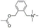 2-acetoxymethyl-N,N,N-trimethylbenzenemethanaminium Struktur