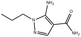 5-Amino-1-propyl-1H-pyrazole-4-carboxamide Struktur