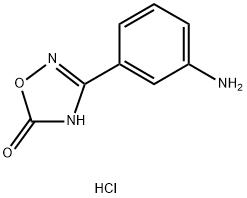 3-(3-AMINOPHENYL)-1,2,4-OXADIAZOL-5(2H)-ONE HYDROCHLORIDE Struktur