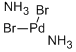 DIAMMINEDIBROMOPALLADIUM(II) Struktur