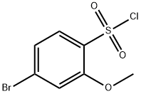 Benzenesulfonyl chloride, 4-broMo-2-Methoxy- Struktur