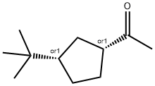 Ethanone, 1-[3-(1,1-dimethylethyl)cyclopentyl]-, cis- (9CI) Struktur