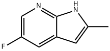 1H-Pyrrolo[2,3-b]pyridine,5-fluoro-2-methyl-(9CI) Struktur