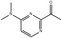 Ethanone, 1-[4-(dimethylamino)-2-pyrimidinyl]- (9CI) Struktur