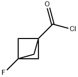 Bicyclo[1.1.1]pentane-1-carbonyl chloride, 3-fluoro- (9CI) Struktur