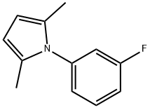 1-(3-Fluorophenyl)-2,5-diMethylpyrrole Struktur