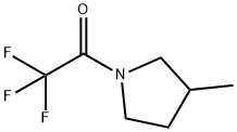 Pyrrolidine, 3-methyl-1-(trifluoroacetyl)- (8CI,9CI) Struktur