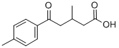 5-(4-メチルフェニル)-3-メチル-5-オキソ吉草酸 化學(xué)構(gòu)造式