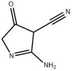 2H-Pyrrole-4-carbonitrile,5-amino-3,4-dihydro-3-oxo-(9CI) Struktur