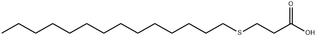 3-(十四烷基硫基)丙酸, 1462-53-9, 結(jié)構(gòu)式