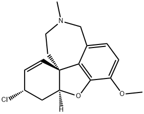 (3α)-3-Deoxy-3-chlorogalanthaMine Struktur