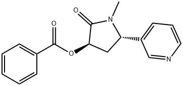 trans-3'-Hydroxy Cotinine Benzoate Struktur