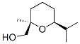 2H-Pyran-2-methanol,tetrahydro-2-methyl-6-(1-methylethyl)-,cis-(9CI) Struktur