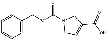 2,5-dihydro-pyrrole-1,3-dicarboxylic acid 1-benzyl ester Struktur