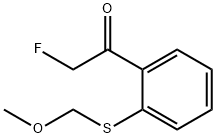 Ethanone, 2-fluoro-1-[2-[(methoxymethyl)thio]phenyl]- (9CI) Struktur