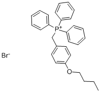 (4-N-BUTOXYBENZYL)TRIPHENYLPHOSPHONIUM BROMIDE Struktur