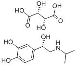 4-[(1S)-1-ヒドロキシ-2-(イソプロピルアミノ)エチル]-1,2-ベンゼンジオール·L-酒石酸