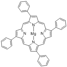 MAGNESIUM MESO-TETRAPHENYLPORPHINE Struktur