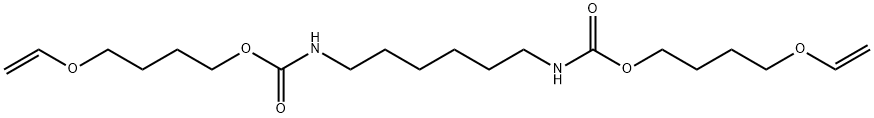 BIS[4-(VINYLOXY)BUTYL] 1,6-HEXANEDIYLBISCARBAMATE Struktur