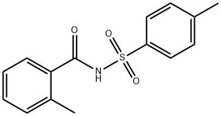 4-METHYL-N-(2-METHYL-BENZOYL)-BENZENESULFONAMIDE Struktur