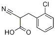 3-(2-chlorophenyl)-2-cyanopropanoic acid Struktur