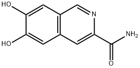 3-Isoquinolinecarboxamide, 6,7-dihydroxy- (9CI) Struktur