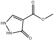 1H-Pyrazole-4-carboxylicacid,2,3-dihydro-3-oxo-,methylester(9CI) Struktur