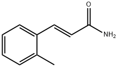 trans-3-(2'-methylphenyl)-2-propene-1-carboxamide Struktur