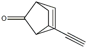 Bicyclo[2.2.1]hept-2-en-7-one, 5-ethynyl-, endo- (9CI) Struktur