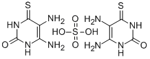 4,5-DIAMINO-6-THIOURACIL HEMISULFATE Struktur