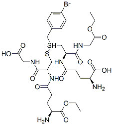 S-4-bromobenzylglutathione diethyl ester Struktur