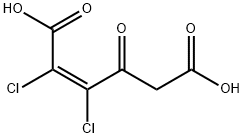 2,3-dichloromaleylacetate Struktur