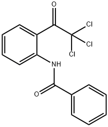 Benzamide,  N-[2-(trichloroacetyl)phenyl]-  (9CI) Struktur