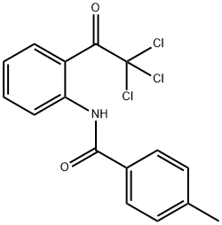 Benzamide,  4-methyl-N-[2-(trichloroacetyl)phenyl]-  (9CI) Struktur