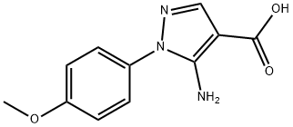 5-AMINO-1-(4-METHOXYPHENYL)-1H-PYRAZOLE& Struktur