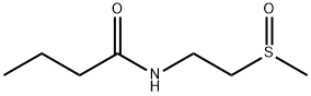 Butanamide,  N-[2-(methylsulfinyl)ethyl]- Struktur