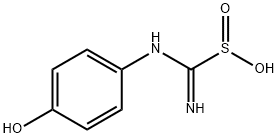 (4-HYDROXYANILINO)(IMINO)METHANESULFINIC ACID Struktur