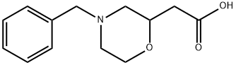 (4-BENZYL-MORPHOLIN-2-YL)-ACETIC ACID Struktur