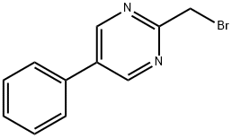 Pyrimidine, 2-(bromomethyl)-5-phenyl- (9CI) Struktur