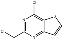 4-Chloro-2-(chloromethyl)thieno[3,2-d]pyrimidine Struktur