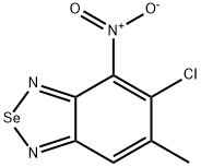 5-Chloro-6-Methyl-4-nitro-2,1,3-benzoselenadiazole Struktur